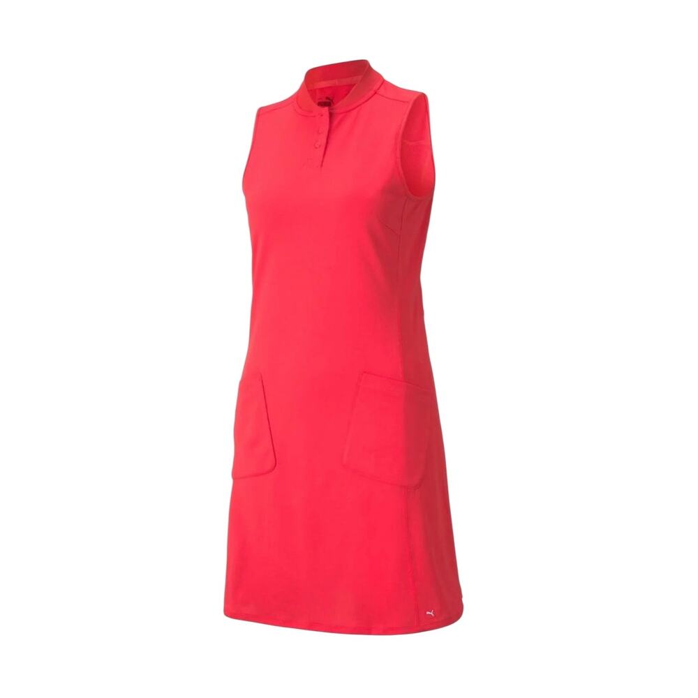 NWOT! Puma Farley Pink Golf Athletic Dress w/Shorties L